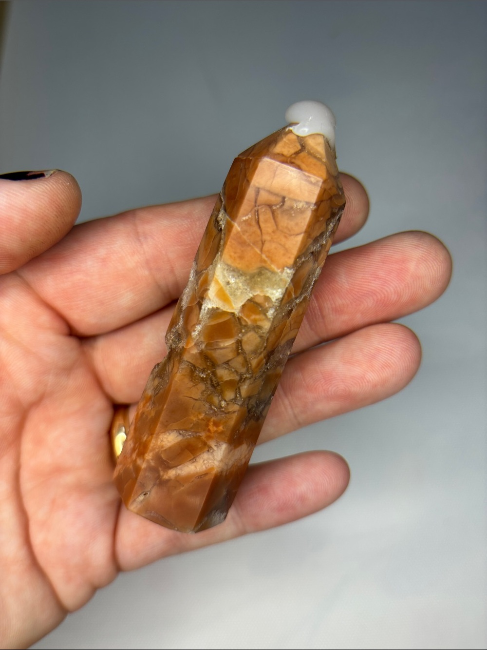 Brecciated Red Jasper Druzy Tower